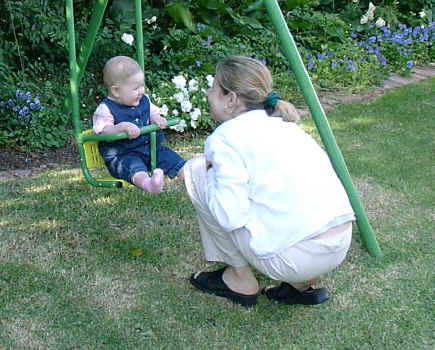 I love this swinging bit...
